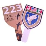Premium Numbered Auction Paddles - Solid PVC Plastic