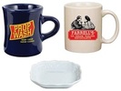 Vitrified Ceramics & Porcelain - Mugs, Cups, Plates, etc. with your custom printed branding or personalized logo.
