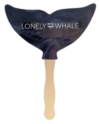 Whale Tail Hand Stick Fan