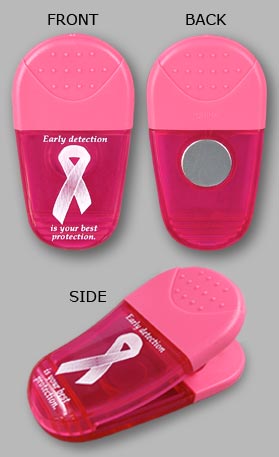 Magnetic Breast Cancer Awareness clip... from ASI 39850 The Bentcil Company