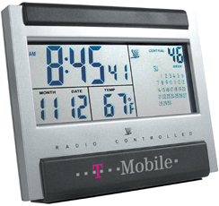 Radio Controlled Atomic Desk Calendar and Alarm Clock... from ASI 43300 ZZ OLD/Drop - Calcu-Time