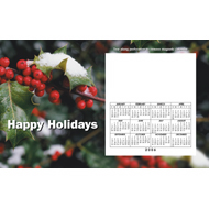 Holly- Holiday Magnetic Calendar Perfcard... from ASI 68507 The Magnet Group