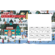 Folk Art- Holiday Magnetic Calendar Perfcard... from ASI 68507 The Magnet Group