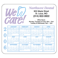 Calendar magnet - 4 color process... from ASI 68507 The Magnet Group