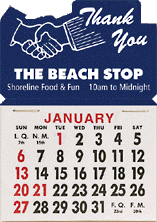 Thank You Magnetic Calendar with Pad... from ASI 54040 Fey Promo