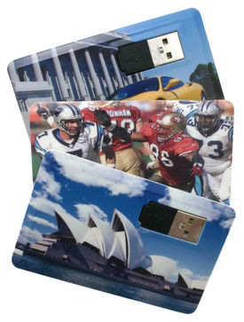Quincy Credit Card full color / 4 color process USB Drive... from ASI 62124 iClick, Inc.