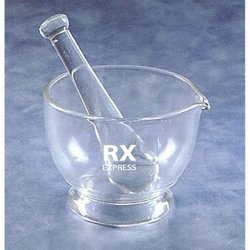 Glass Mortar & Pestle... from ASI 36545 ZZ DROPPED - Apothecary Products LLC