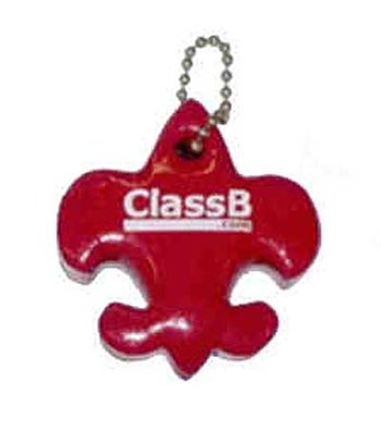 Fleur-de-Lis / Scout Symbol Shaped Foam Floating Keychain... from ASI 79970 Pro-Sports Foam Products