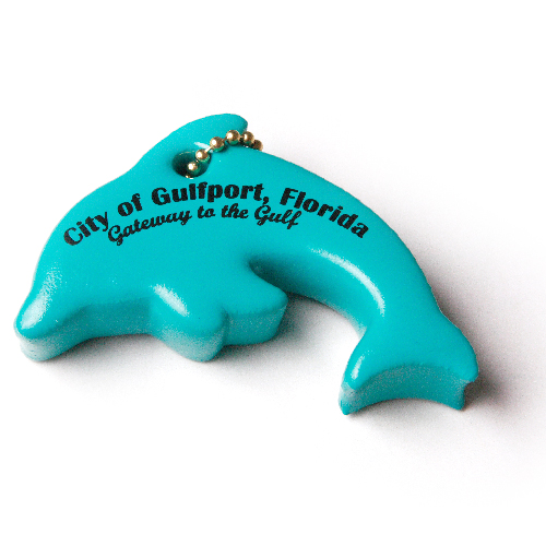 Jumping Dolphin Shaped Floating Key Chain... from ASI 79970 Pro-Sports Foam Products