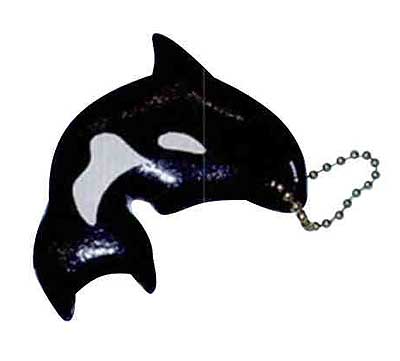 Orca / Killer Whale Shaped Floating Keychain... from ASI 79970 Pro-Sports Foam Products
