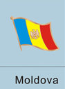 Moldova Flag Pin