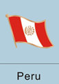 Peru Flag Pin
