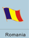 Romania Flag Pin