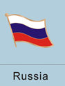 Russia Flag Pin
