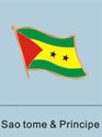 Sao Tome and Pricipe Flag Pin