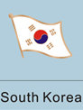 South Korea Flag Pin