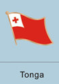 Tonga Flag Pin