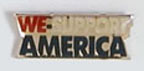 We Support America Lapel Pin... from ASI 96235 Wehr Industries Inc
