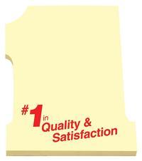 Number One - Die cut Post it Note Pads ... from ASI 91240 3M/Promotional Markets Dept