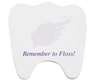 Tooth / Dentist - Die cut Post it Note Pads ... from ASI 91240 3M/Promotional Markets Dept