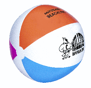Inflatable Four Color Beachball... from ASI 39209 Beachline Corporation