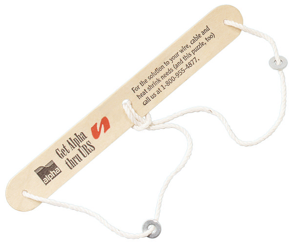 Natural Hardwood Puzzle... from ASI 53530 ZZ OLD/Drop - Falcon Promotional Products