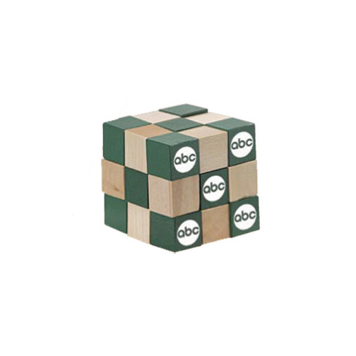 Wooden Cube Puzzle... from ASI 77074 ZZ DROPPED - Penguin Products LLC