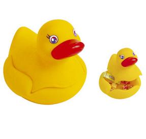 Rubber Duck Holder with Lid... from ASI 57705 Goodview Industries Co Inc