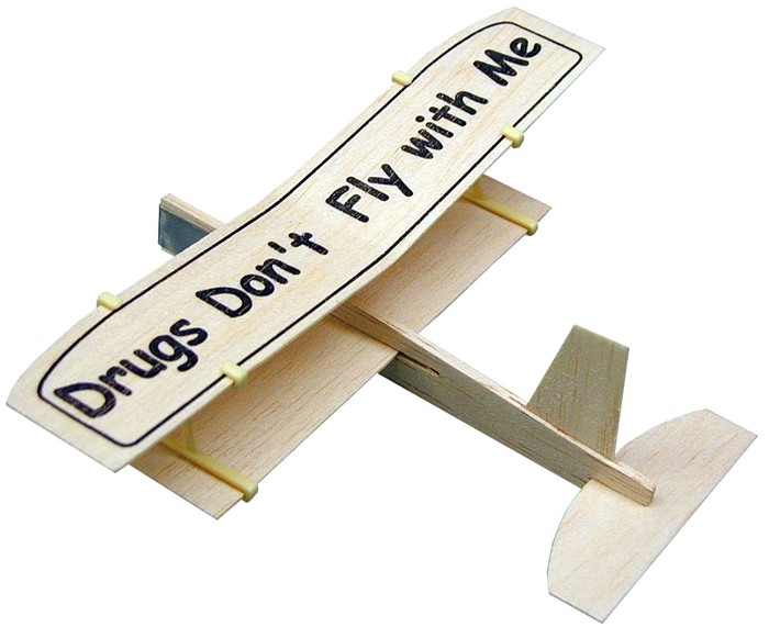 Balsa biplane (2 wing airplane) Glider ... from ASI 58630 Paul K Guillow Inc