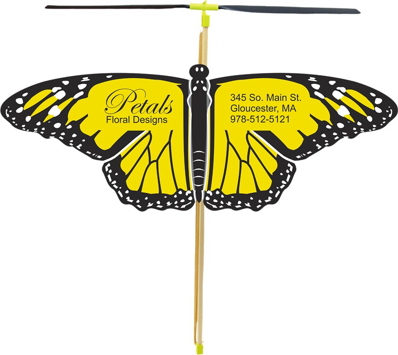 Rubber Band Powered Flying Butterfly Copter... from ASI 58630 Paul K Guillow Inc