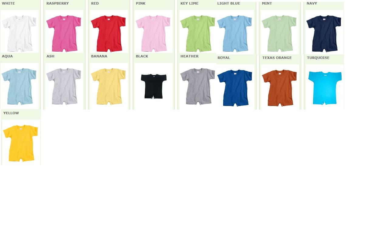 Rabbit Skins Infant T-Shirt Romper... from ASI 42090 ZZ OLD/Drop - Broder Bros., Co