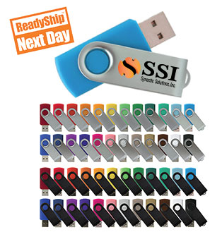 Houston Metal Swivel Cap Memory Stick / USB Drive... from ASI 62124 iClick, Inc.