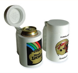 Polystyrene can cooler with hinged lid.... from ASI 46700 ZZ DROPPED - Co-Rect Products / Co-Rect®