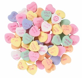 Custom Message Conversation Hearts - BULK... from ASI 71685 Midnite Snax®