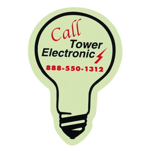 Light Bulb Shaped Magnets - Glow in the Dark... from ASI 68507 The Magnet Group