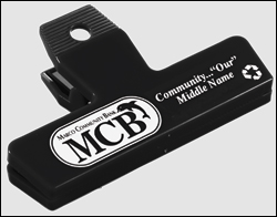 Recycled Plastic 4 inch Bag Clip / Chip Clip... from ASI 55990 Garyline