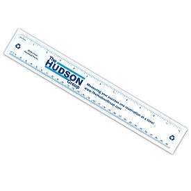 12 inch Ruler made of recycled plastic... from ASI 55990 Garyline