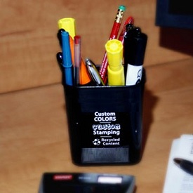 Mini Desktop Recycling Container