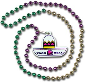 Mardi Gras Beads with Sombrero Medalion... from ASI 71870 ZZ OLD - Mocap LLC / Anchor Line