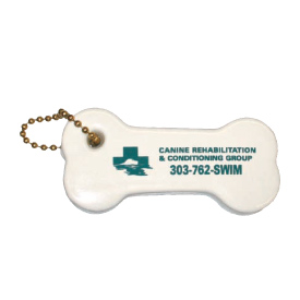 Leg Bone / Dog Bone Shaped Floating Key chain... from ASI 79970 Pro-Sports Foam Products