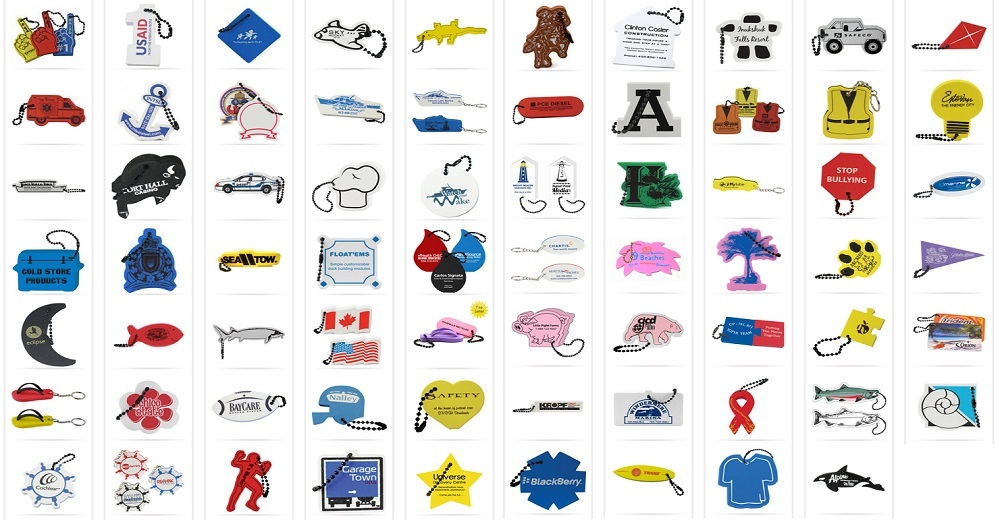 EVA Foam Shaped Floating Keychain... from ASI 54886 Foamworx