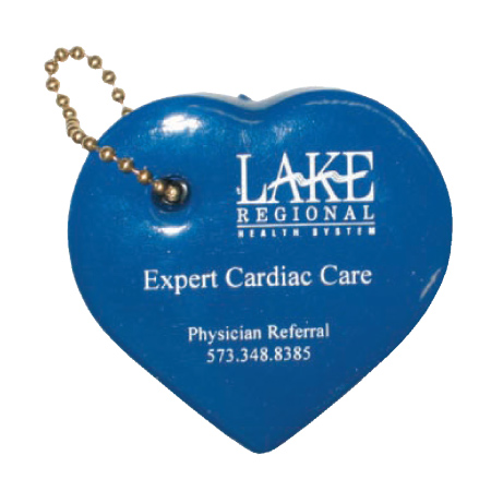 Heart Shaped Floating Key chain... from ASI 79970 Pro-Sports Foam Products