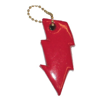 Lightning Bolt Shaped Floating Keychain... from ASI 79970 Pro-Sports Foam Products