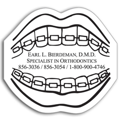Mouth with Braces Shaped Magnet... from ASI 68507 The Magnet Group
