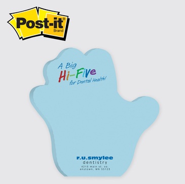 Hand Shaped Post-it Note Pads... from ASI 91240 3M/Promotional Markets Dept