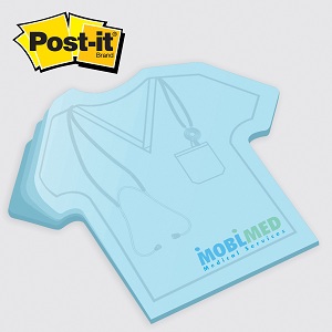 T Shirt - Die Cut Post it Note Pads ... from ASI 91240 3M/Promotional Markets Dept