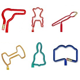 Common / Household Objects Shaped Pens and Pencils... from ASI 39850 The Bentcil Company