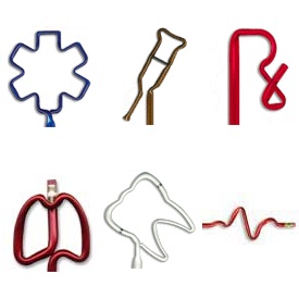 Medical / Healthcare Shaped Pens and Pencils... from ASI 39850 The Bentcil Company