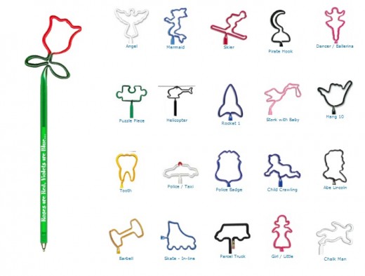 People / Jobs / Clothing Shaped Pens and Pencils... from ASI 39850 The Bentcil Company