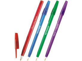Low Cost Translucent Stick Pens... from ASI 61966 HPG / Hub Pen